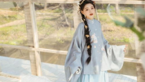 汉服风小姐姐,穿越时空的美丽传奇